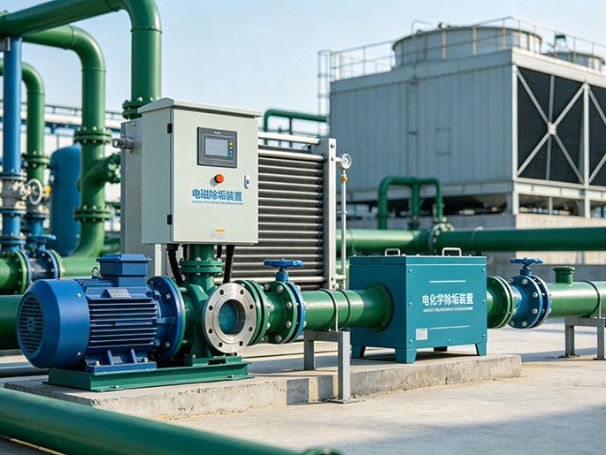 Electrochemical and electromagnetic descaling equipment